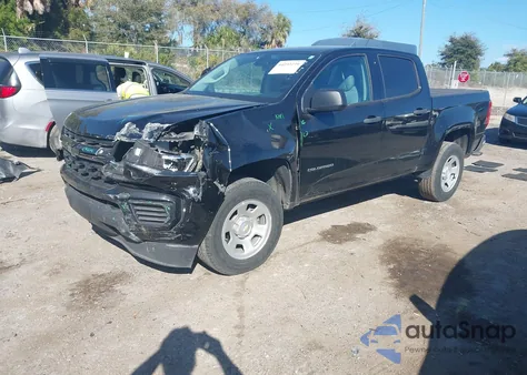 2022 Chevrolet Colorado 2Wd Short Box Wt z USA, uszkodzony, nr VIN 1GCGSBEN4N1329696